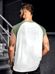 Boston White, Hunter Green Half Sleeve T-Shirt