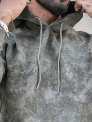 Cloud Printed Olive Full Sleeve Sweatshirt