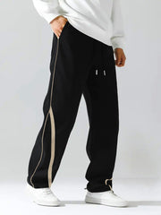 Power Piping Black Baggy Trackpant
