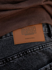 Baggy Graphite Cargo Denim