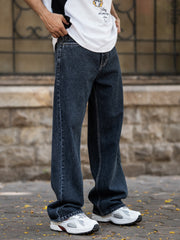 Baggy Navy Bootcut Denim