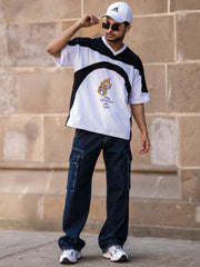 Baggy Navy Cargo Denim