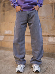 Baggy Shadow Grey Bootcut Denim