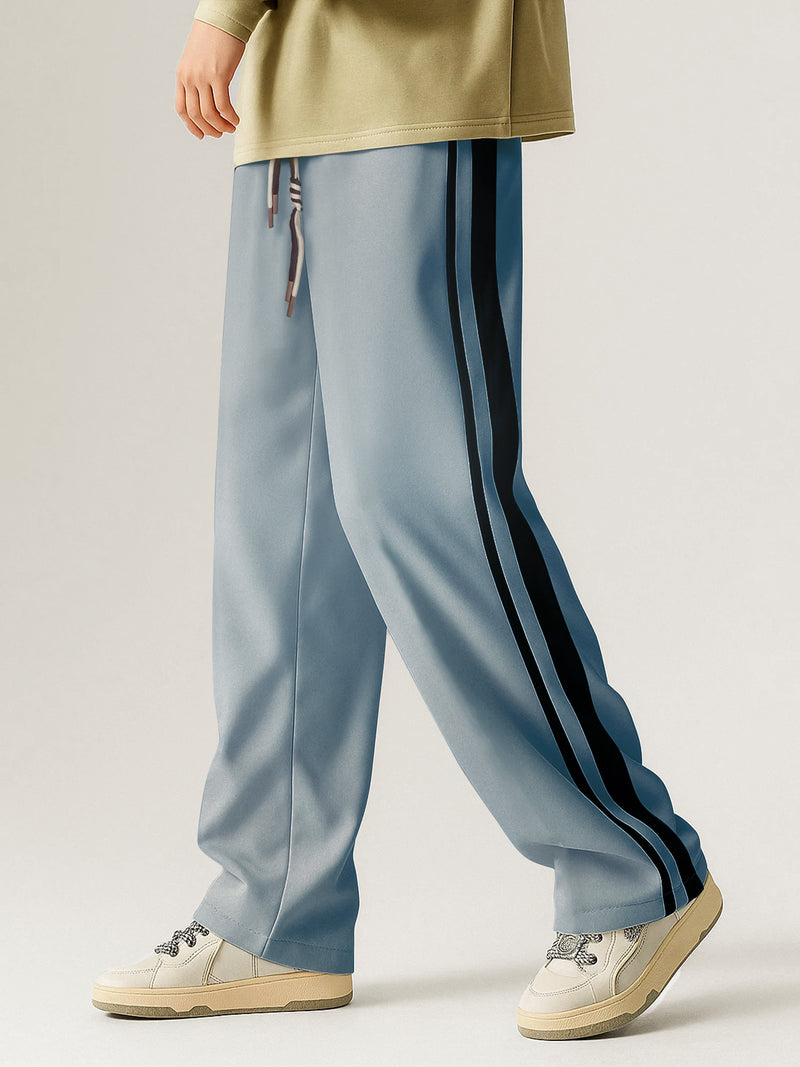 Light Grey doubledrive baggy trackpant for men