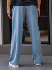 Baggy Light Grey 3 Line Pleat