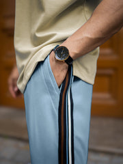 Tri-Color Light Grey Trackpant