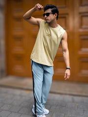 Tri-Color Light Grey Trackpant