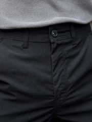 Submarine Buckle Pocket Black Cargo Pant