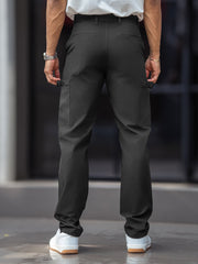 Submarine Buckle Pocket Dark Grey Cargo Pant
