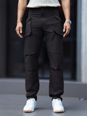 Submarine Flap Pocket Dark Grey Cargo Pant