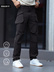 Submarine Flap Pocket Dark Grey Cargo Pant