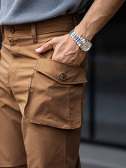 Submarine Flap Pocket Khaki Cargo Pant