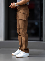 Submarine Flap Pocket Khaki Cargo Pant
