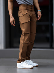 Submarine Flap Pocket Khaki Cargo Pant