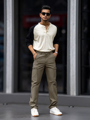 Submarine Buckle Pocket Light Grey Cargo Pant