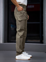 Submarine Flap Pocket Light Grey Cargo Pant