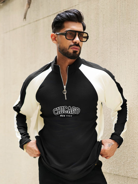 Chicago Black Full Sleeve T-Shirt