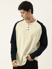 Plain Cream Full Sleeve T-Shirt