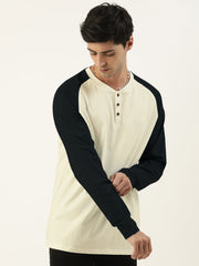 Plain Cream Full Sleeve T-Shirt