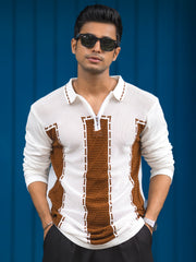 Old Town Full Sleeve Polo T-Shirt