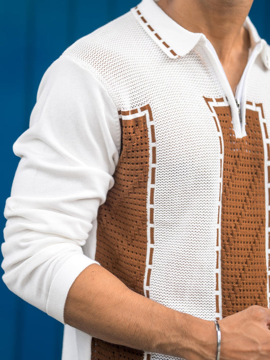 Old Town Full Sleeve Polo T-Shirt