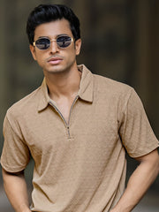 Frank Biscuit Half Sleeve Polo T-Shirt