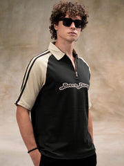 Born to Disrupt Olive Half Sleeve Polo T-Shirt