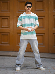 Confident Berly Green Half Sleeve T-Shirt