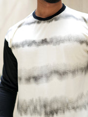 Overspray Cream Full Sleeve T-Shirt