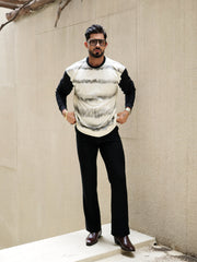 Overspray Cream Full Sleeve T-Shirt