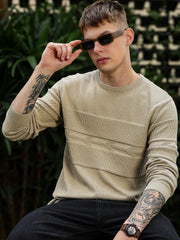 Brush Strokes Cream Sweatshirt