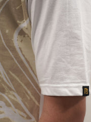 Nature Noise Half Sleeve White T-Shirt