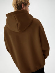 Disstressed Brown Full Sleeve Sweatshirt