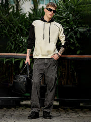 Cut and Sew Cream Sweatshirt