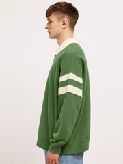 ColorBlock Hunter Green Sweatshirt