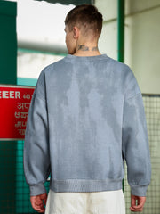 Dissolve Spray Light Grey Sweatshirt