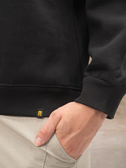 Embroidery Black Sweatshirt