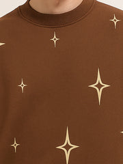 Brown Star Sweatshirt