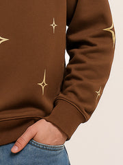 Brown Star Sweatshirt