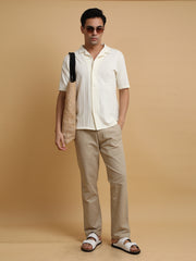 Italy Linen Beige Trouser