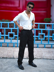 Ashton Belt Black Trouser