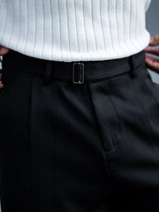 Korean Black Belted Trouser