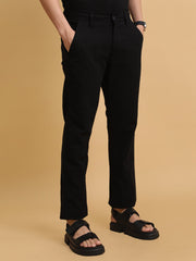 Italy Linen Black Trouser