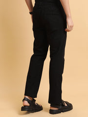 Italy Linen Black Trouser