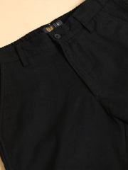 Italy Linen Black Trouser