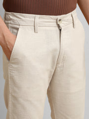 Italy Linen Cream Trouser