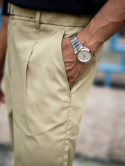 Ashton Belt Light Beige Trouser