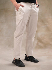 Cut & Sew Light Grey Trouser