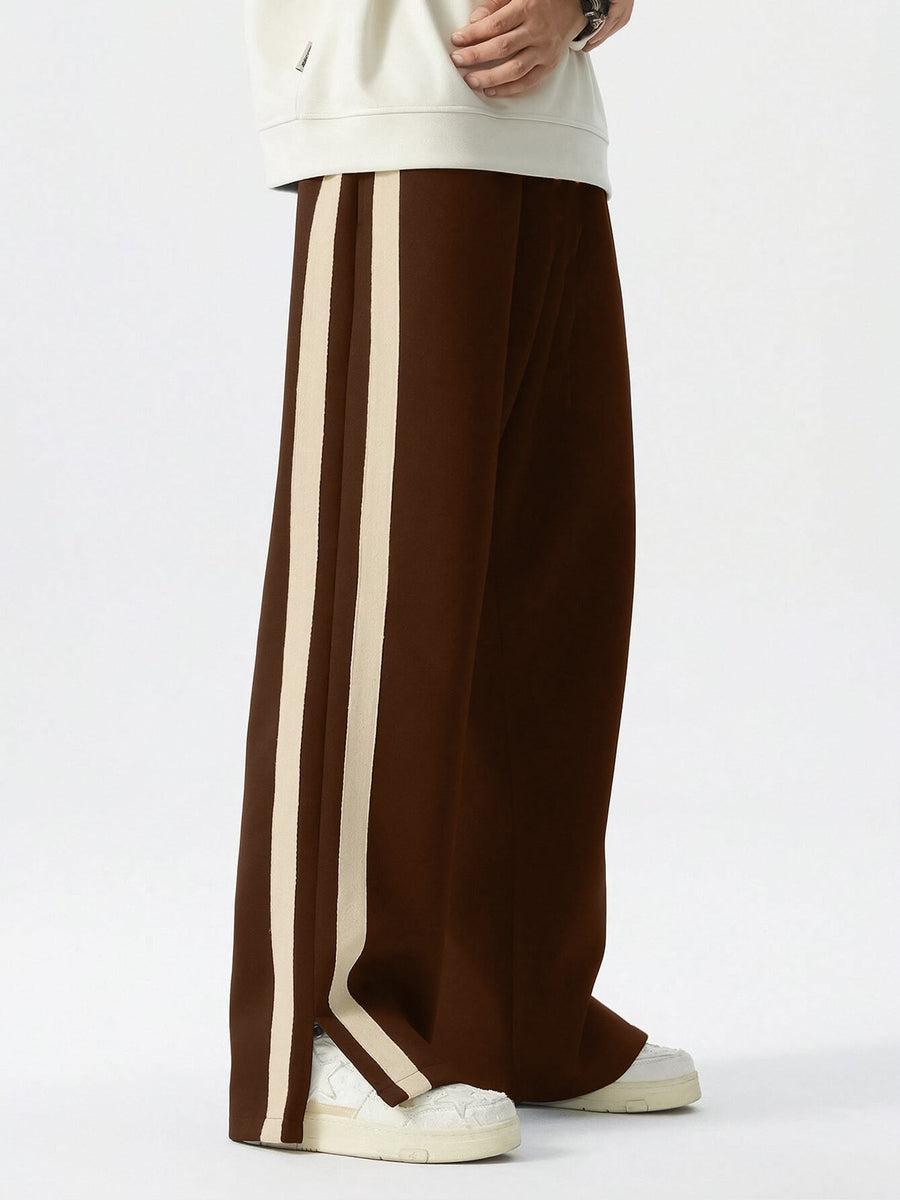 Black baggy & brown pants for men - view 4