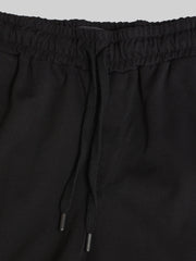 Canvas Baggy Fit Black Track Pant